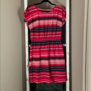 Merona stripe dress Sz M
